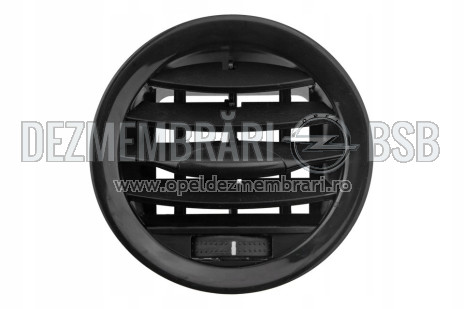 Gura ventilatie aer cu ornament negru pian bord Opel Corsa D, Adam 13232297 EZC-PL-114